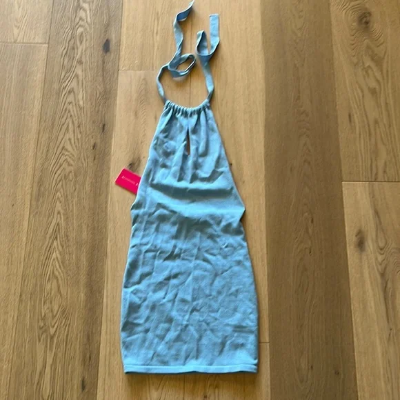 slim fit dress slacks Charl Green Cowl Neck Mini Dress main image 0
